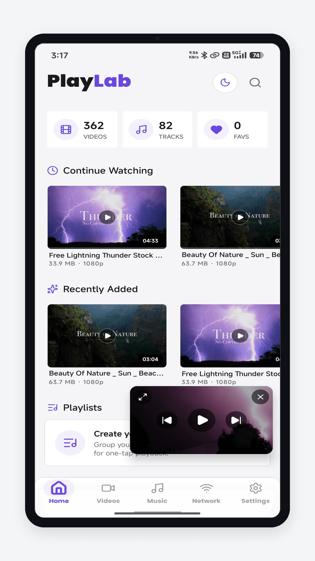 PlayLab App Screenshot